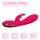 silicone g spot stimulating usb charging rabbit vibrator