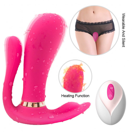 real feel vibrator heating stimulator remote control vibrator