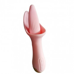 silicone tongue vagina 10 frequencies licking vibrator