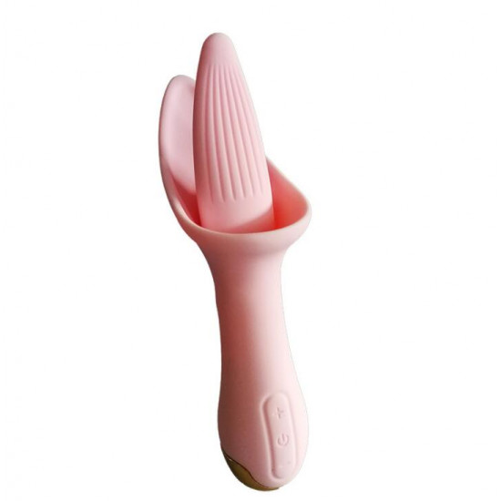 silicone tongue vagina 10 frequencies licking vibrator