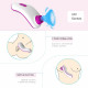 silicone waterproof sucking vibrator for breasts vagina