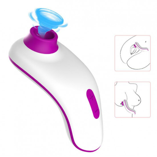 silicone waterproof sucking vibrator for breasts vagina