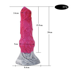 simulation dog penis squirting dildo toy