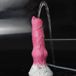 simulation dog penis squirting dildo toy