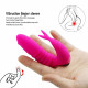 single frequency vibrating figure glove silicone vibrator for anus vagina