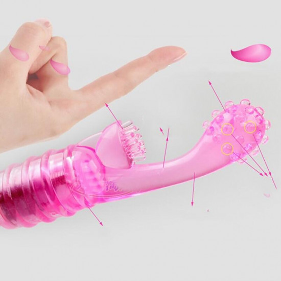 single frequency vibrating g spot finger massaging vibrator