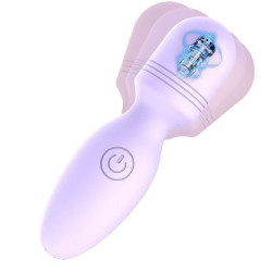 small rechargeable female purple vibrator