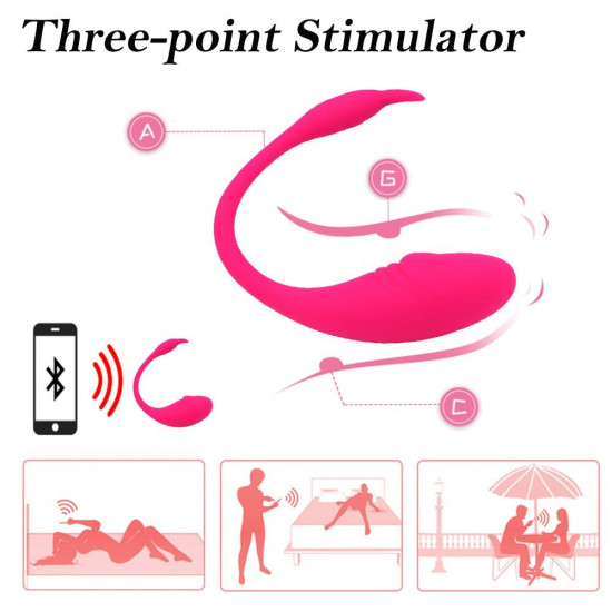 small tadpole phone app bluetooth wireless jump egg vibrator