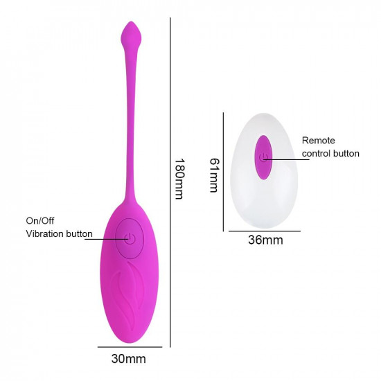 small tadpole wireless jump egg massaging vibrator