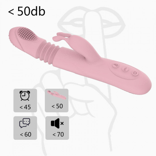 smart heating thrusting rabbit vibrator for adult