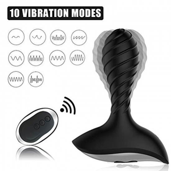 smooth vibrating butt plug adult toys vibrator