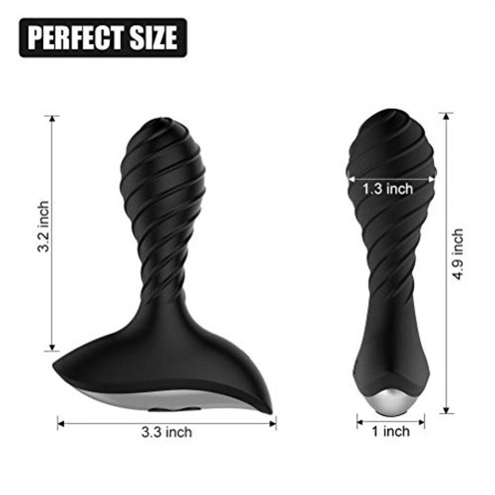 smooth vibrating butt plug adult toys vibrator