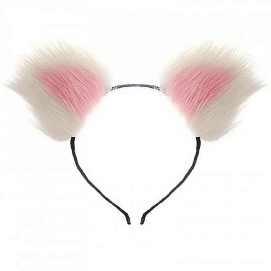 soft cat ears fox tail anal plug with cute cosplay accessories