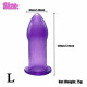 soft silicone 5 size hollow butt plug anal sex toy