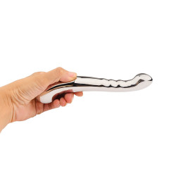 stainless steel dildo dual head massage