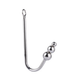 stainless steel anal hooks with beads