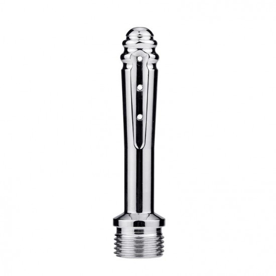 stainless steel colonic douche nozzle anal enema shower cleaning