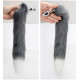 stainless steel faux wolf tail for women men