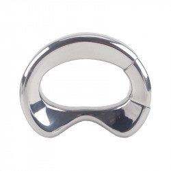 stainless steel lock cock ring weight male metal ball stretcher