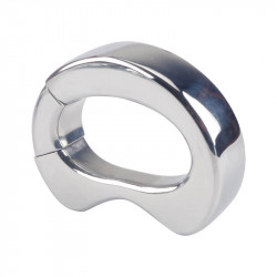 stainless steel lock cock ring weight male metal ball stretcher
