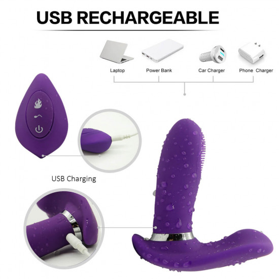 strong vibration heating dual motors vibrator wearable waterproof toy strong vibration heating dual motors vibrator wearable waterproof toy