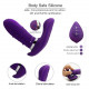 strong vibration heating dual motors vibrator wearable waterproof toy