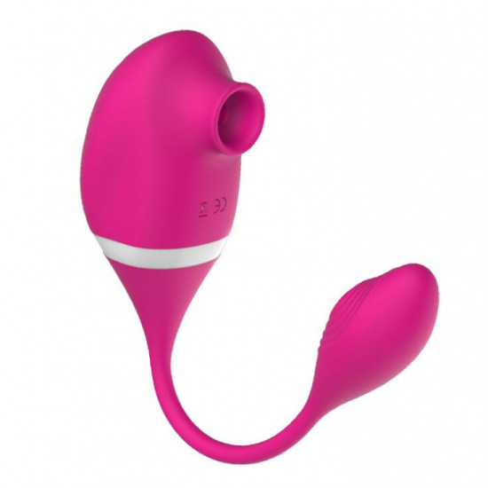 sucker shock-absorbing double-headed dual-use vibrator