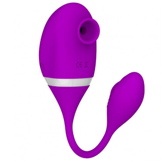 sucker shock-absorbing double-headed dual-use vibrator