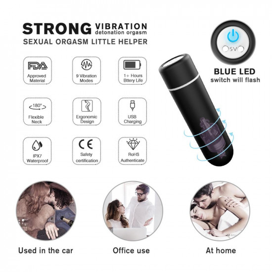 super babe - smooth waterproof bullet vibrator