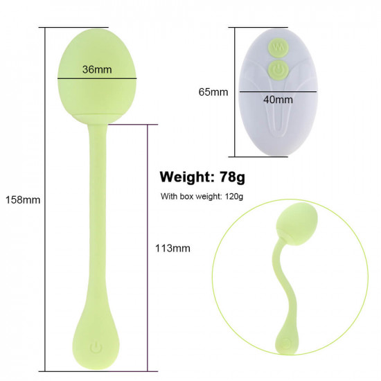 tadpole kegel exerciser balls vagina tights remote vibrator