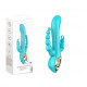 three heads anus vaginal silicone 10-frequency vibrator