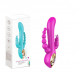 three heads anus vaginal silicone 10-frequency vibrator