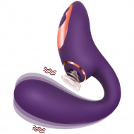 tickler licker purple clitoral suction vibrator