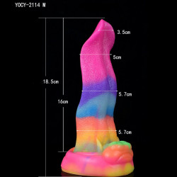 tongue dildo glow in the dark fantasy adult toy