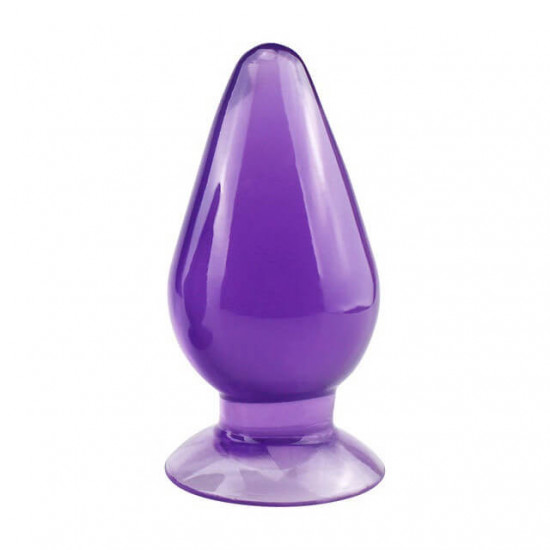 tpe big anal plug for adult game with suction cup