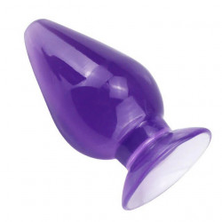 tpe big anal plug for adult game with suction cup
