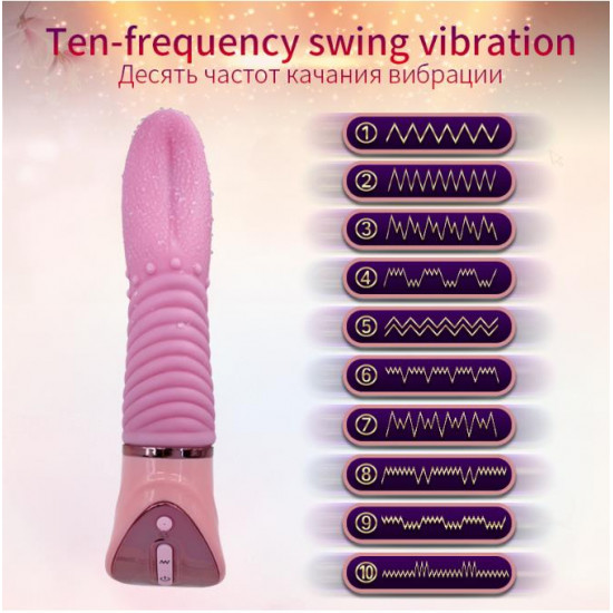 tongue clit teaser toy tsn near-invisible vibrator for women