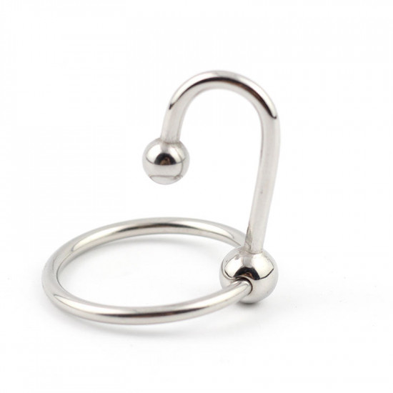 urethral plug with glans ring