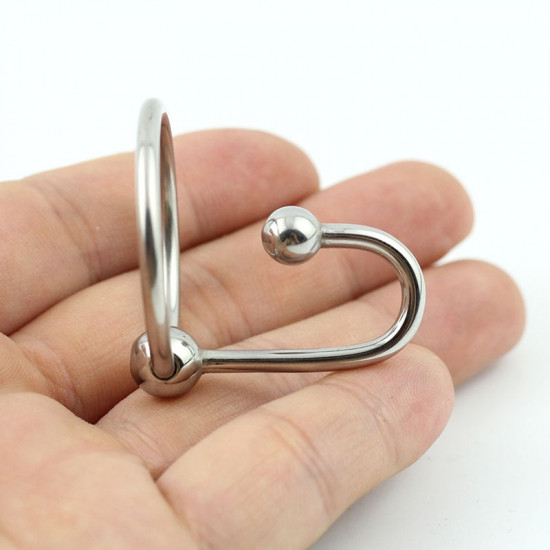urethral plug with glans ring
