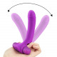 usb charging silicone finger vibrator av wand for couples