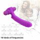 usb charging silicone finger vibrator av wand for couples