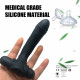 usb charging silicone finger vibrator av wand for couples