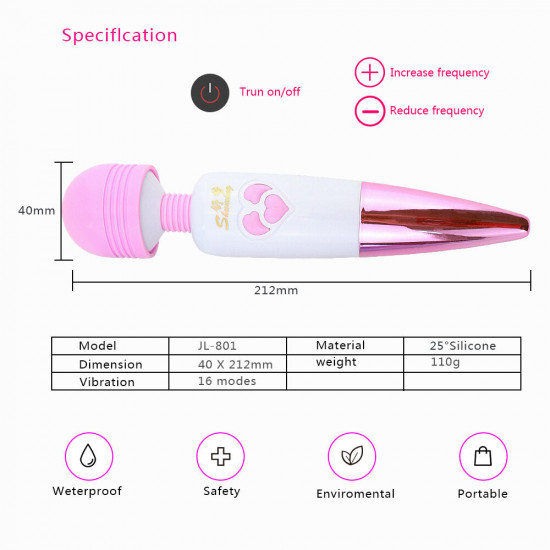 usb charging strong vibration female vibrator for adult