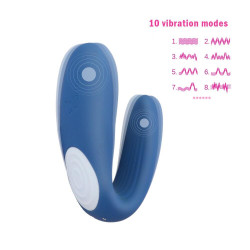 u shaped vibrator double motors wearable vibrator for couples