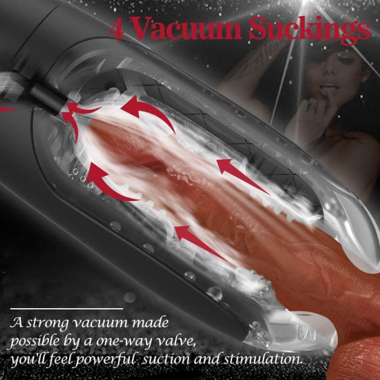 vacuum masturbator suction handheld flip masturbator