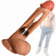 veined dildo with suction base dong for sex dual layer dildo vibrator