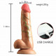 veined dildo with suction base dong for sex dual layer dildo vibrator