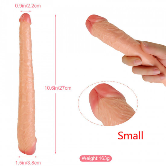 veiny double dildo gay two headed sex toy