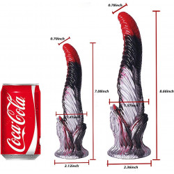 venom dildo sawtooth 8 inch soft tongue