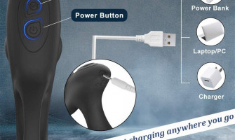 How do I use a remote-controlled vibrating butt plug for discreet public play?